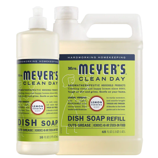 Lemon Verbena Dish Soap and Refill Set