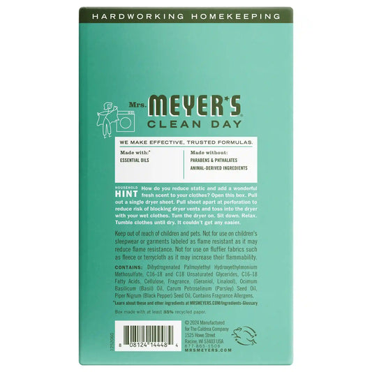 Basil Dryer Sheets